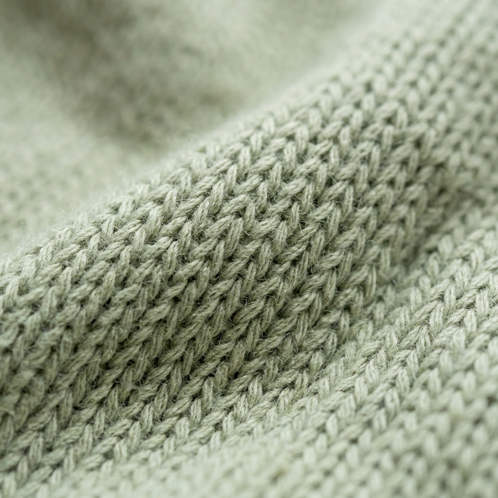 Eco-friendly bamboo cotton knit fabric texture