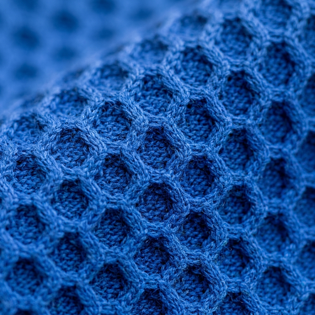 Honeycomb pattern texture pique matty knit fabric