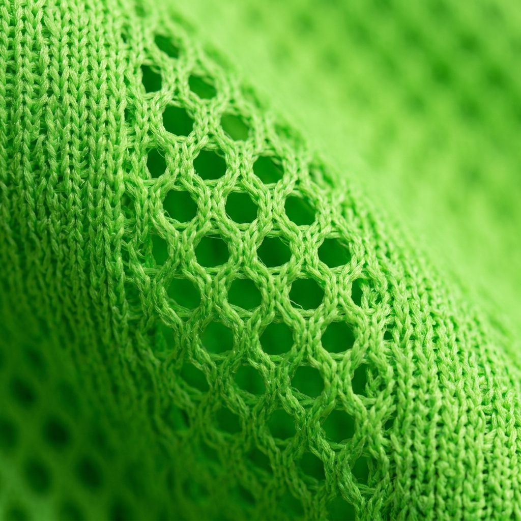 Breathable mesh polyester sports knit fabric texture